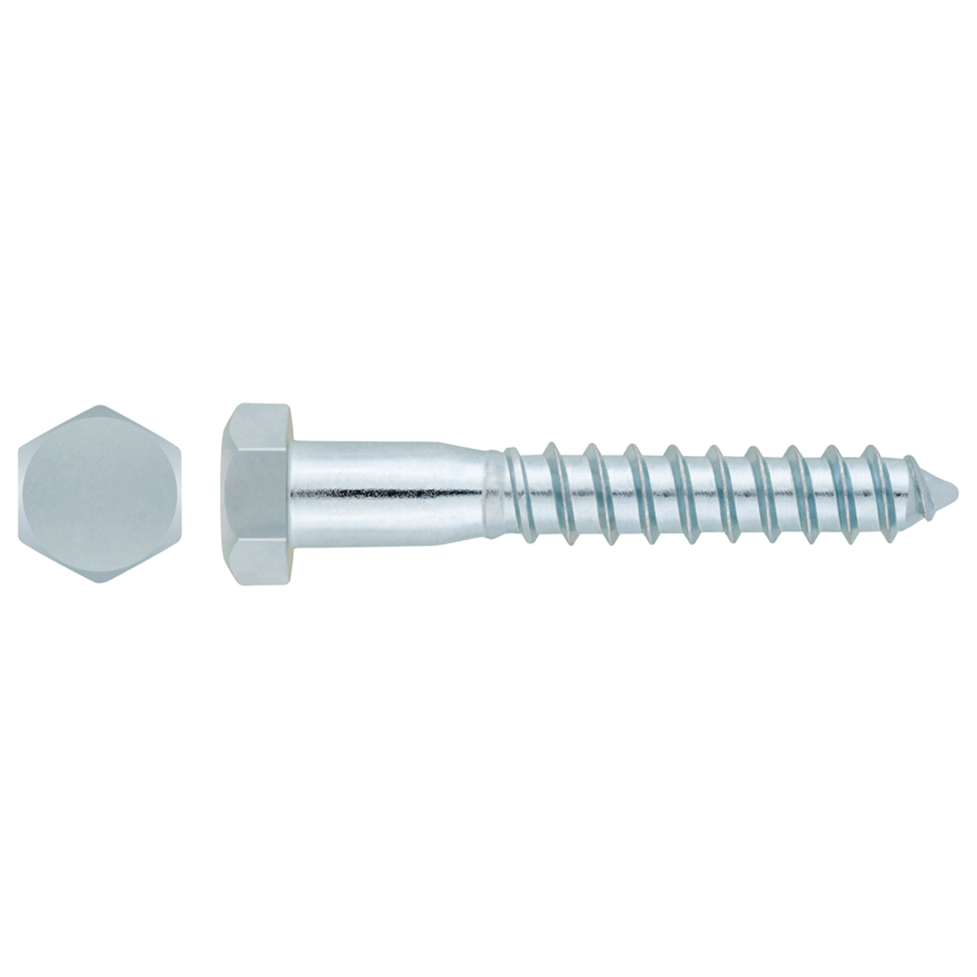 Parafuso para Madeira DIN-571 Index Zincado (6x30mm) Parafuso para Madeira DIN-571 Index Zincado (6x30mm)
