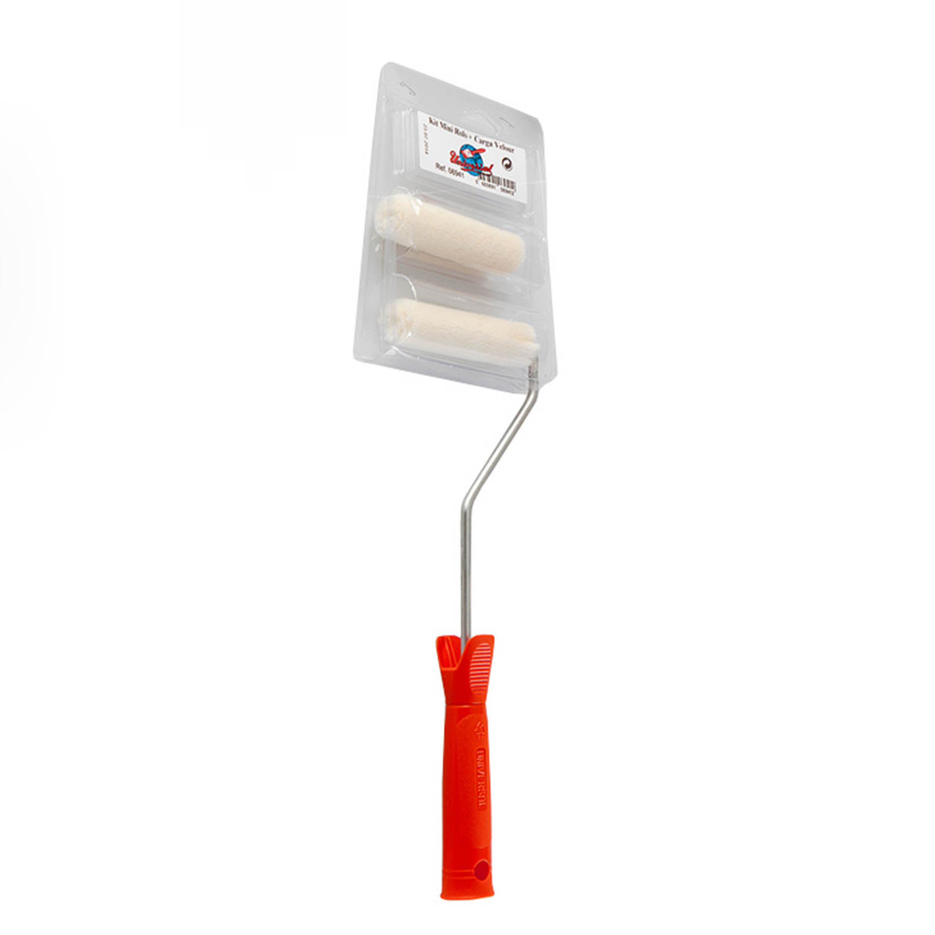 Mini Rolo + Carga Velour Universal Kit em Blister Mini Rolo + Carga Velour Universal Kit em Blister