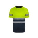 T-shirt Poliéster Reciclado Bicolor Faixas Refletoras Segmentadas 305633 Velilla (Tamanho S.Azul Na T-shirt Poliéster Reciclado Bicolor Faixas Refletoras Segmentadas 305633 Velilla (Tamanho S.Azul Na