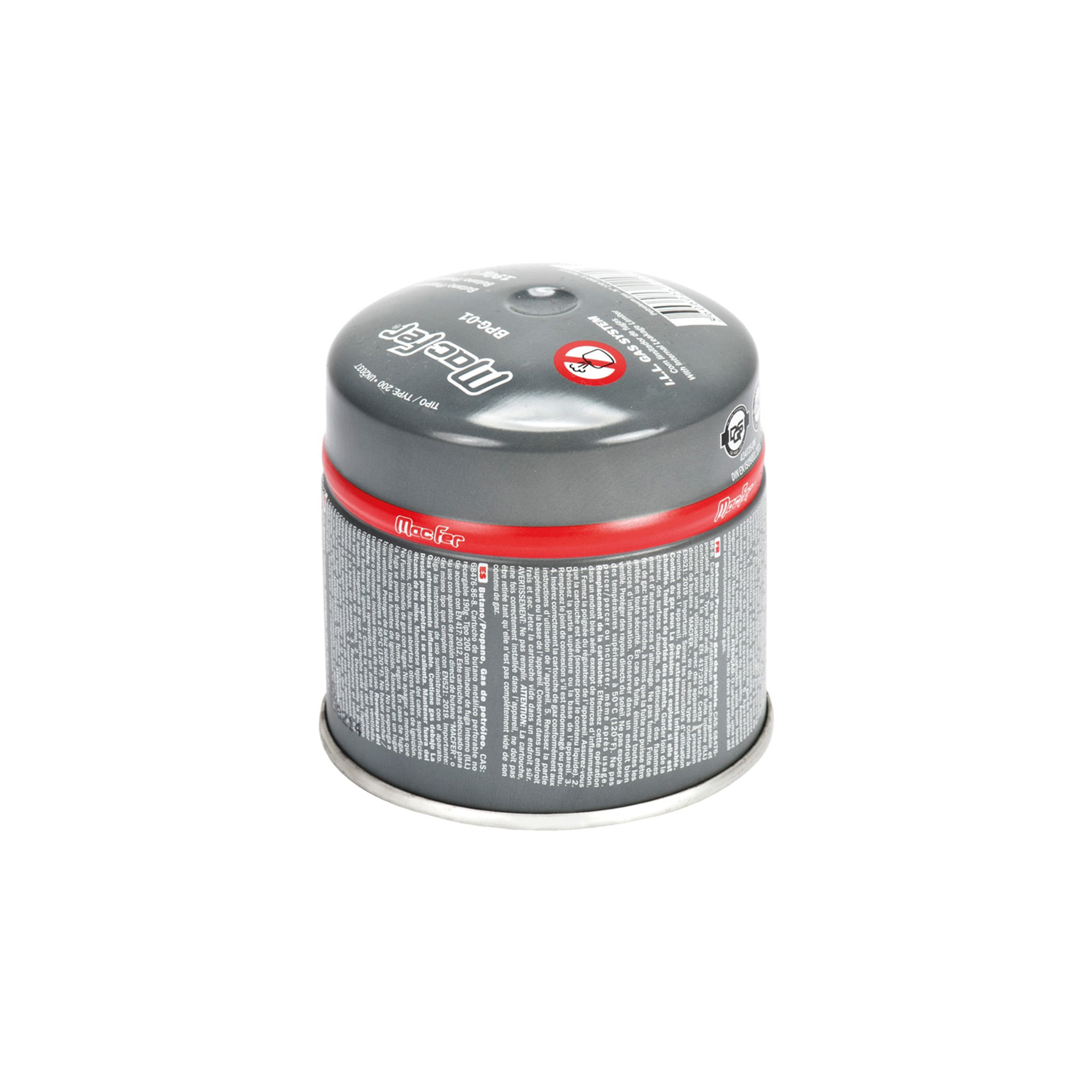 Cartucho G�s Butano/ Propano com V�lvula ILL MacFer 190g