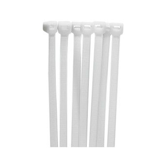 Abra�adeira Serrilha Nylon MacFer ASN-B Branca (2.5x120mm (100p�s))