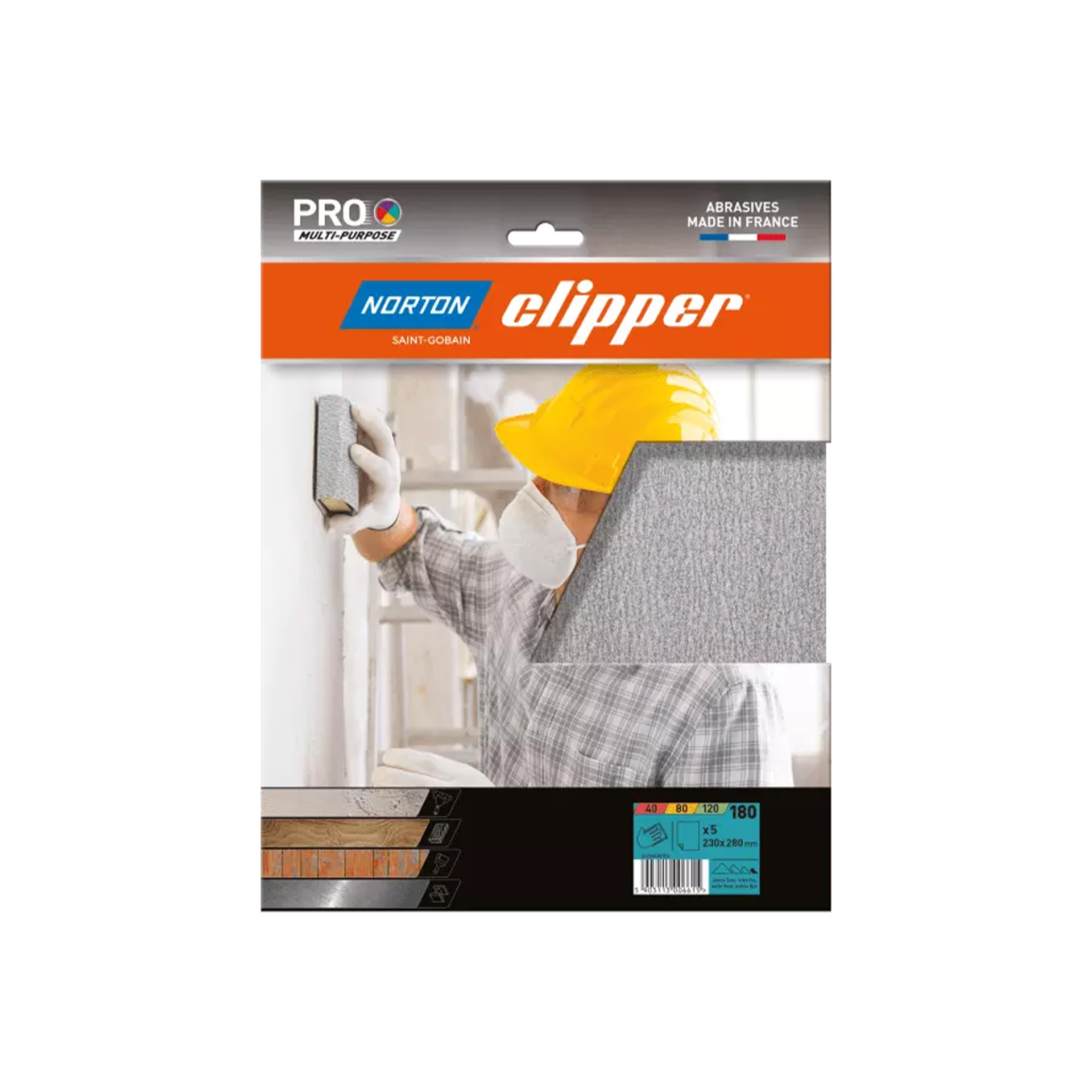 Lixa em Folha Anti-Empapamento A275 Clipper 230x280mm (Grão 120) Lixa em Folha Anti-Empapamento A275 Clipper 230x280mm (Grão 120)