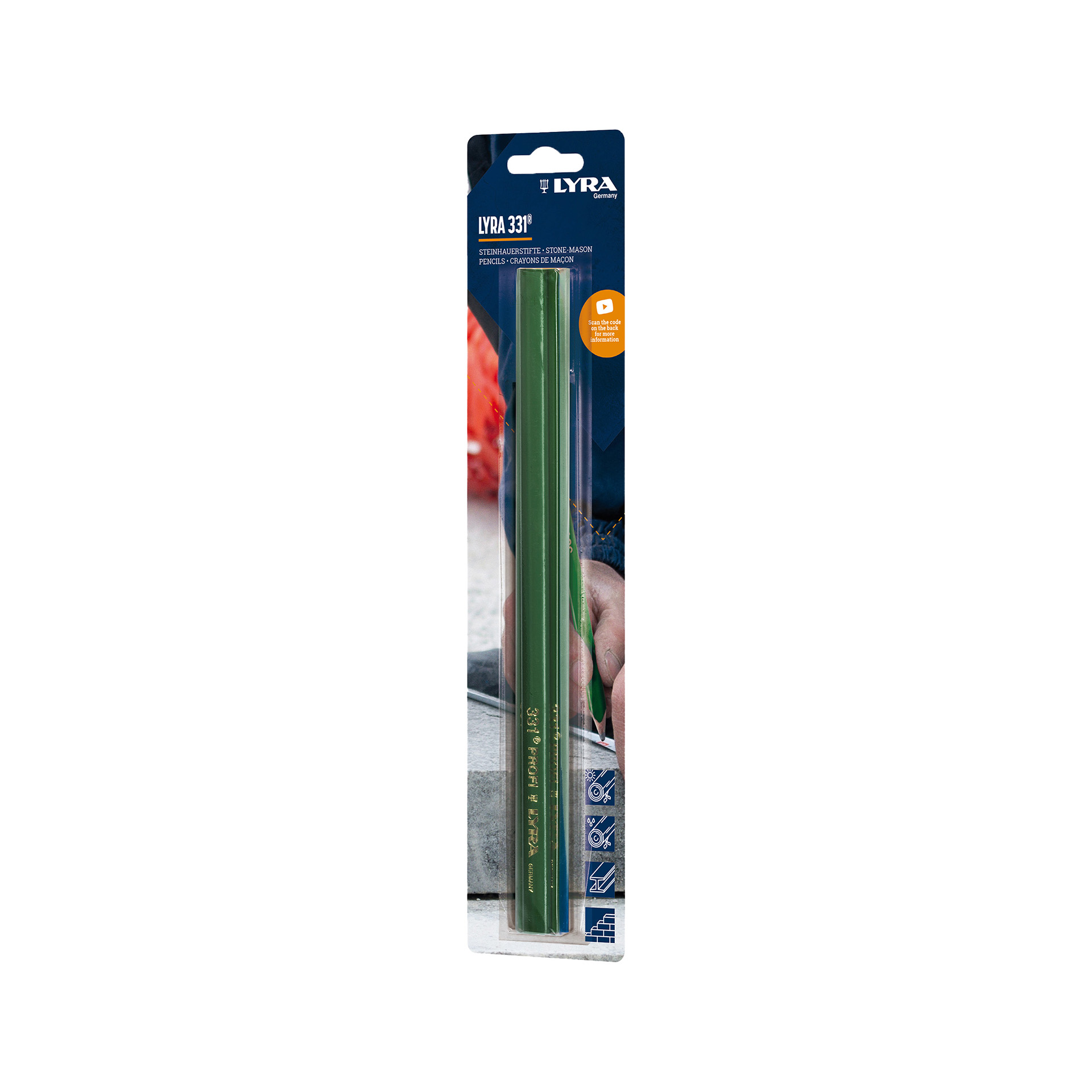 L�pis de Pedreiro Profssional 300mm Lyra