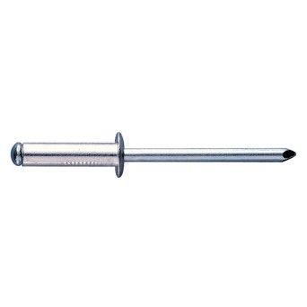 Rebite Cabe�a Arredondada RE-NO Index Alum�nio (4x10mm)