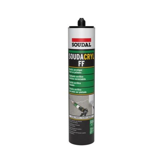 Selante Acrílico Pintável Soudacryl FF 300ml (Cinzento) Selante Acrílico Pintável Soudacryl FF 300ml (Cinzento)