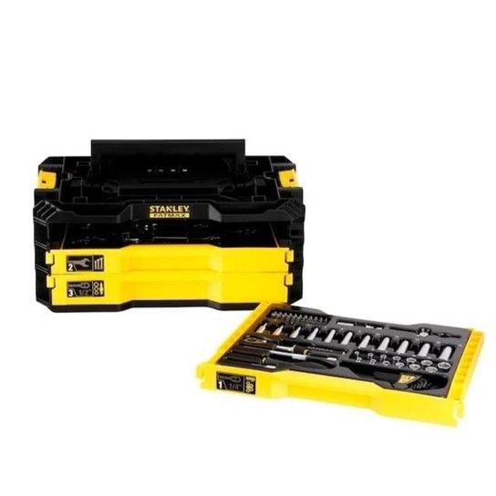 Conjunto de Gavetas com 126 Ferramentas Stanley Conjunto de Gavetas com 126 Ferramentas Stanley