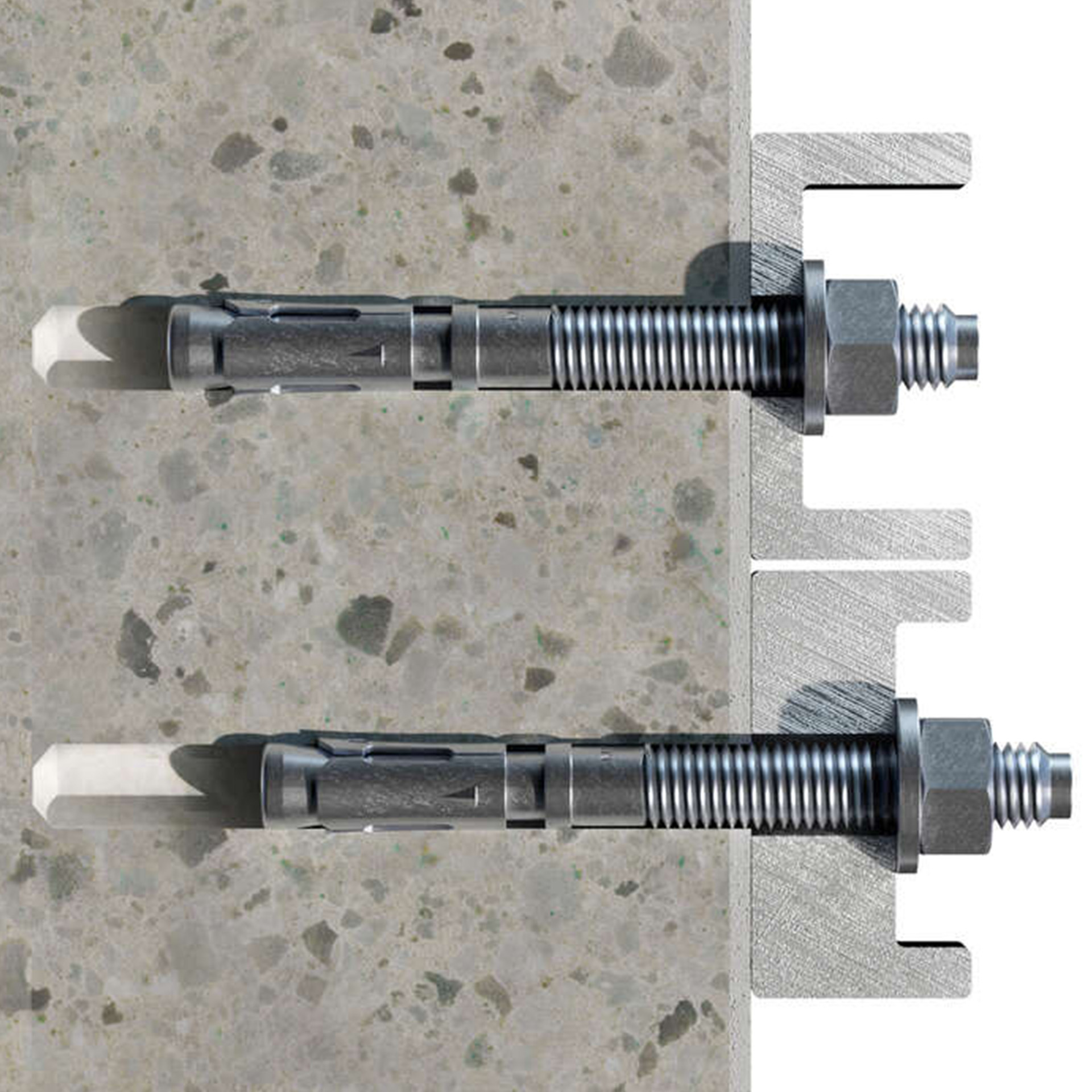 Bucha Metálica Segmentada MTA Index Zincada (M6x60mm) Bucha Metálica Segmentada MTA Index Zincada (M6x60mm)
