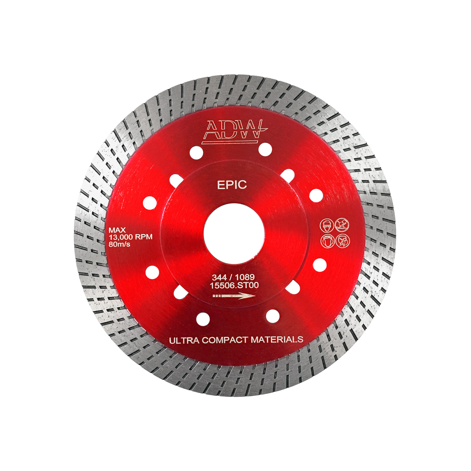 Disco Homolado para Corte de Cer�mica ADW Epic H:22.2 (�115)