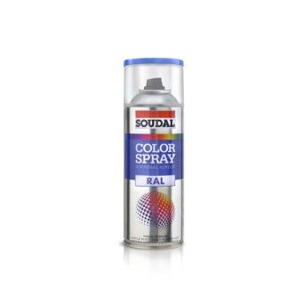 Tinta Acr�lica Color Spray RAL Soudal 400ml (Alum�nio Claro (RAL 9006))