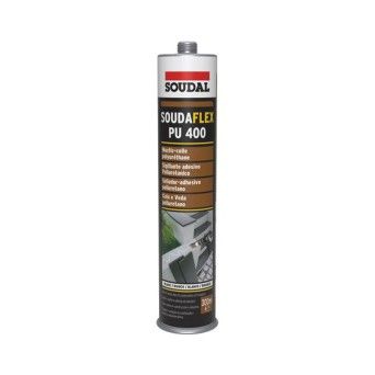 M�stique Cola Soudaflex PU400 Soudal 300ml (Preto)