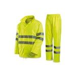 Fato Impermeável em Poliéster de Alta Visibilidade Amarelo Fluorescente Marca (Tamanho 2XL) Fato Impermeável em Poliéster de Alta Visibilidade Amarelo Fluorescente Marca (Tamanho 2XL)