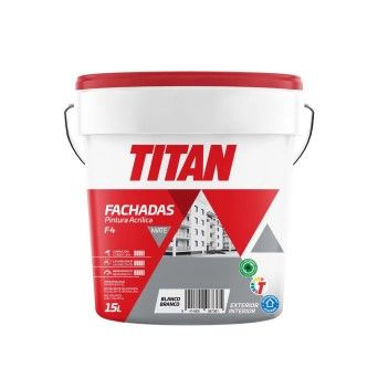 Tinta para Fachada Acr�lico Mate F4 Titan (Branco.15 Lts.)
