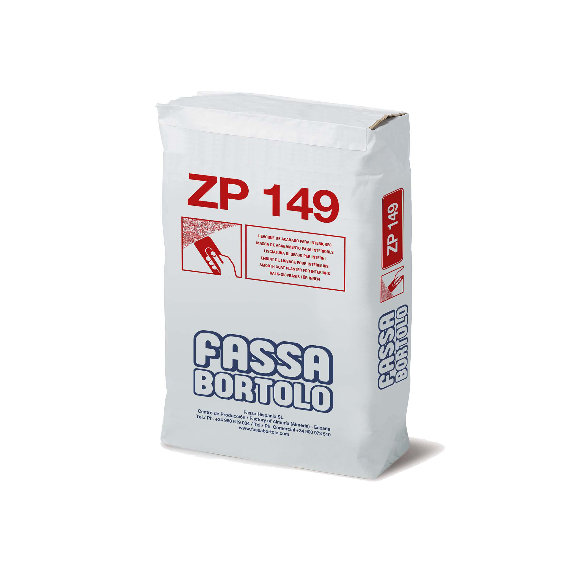 Massa de Acabamento para Interiores ZP 149 20Kg Massa de Acabamento para Interiores ZP 149 20Kg
