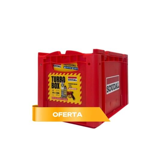Turbo Box c/ 10 Soudabond Turbo + Pistola + Limpador+ Caixa Premium Oferta